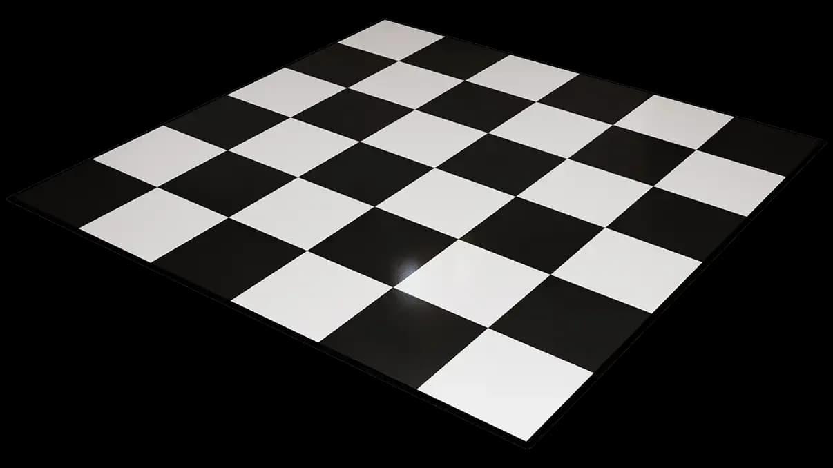 18 x 18 Black & White Checkered Dance Floor